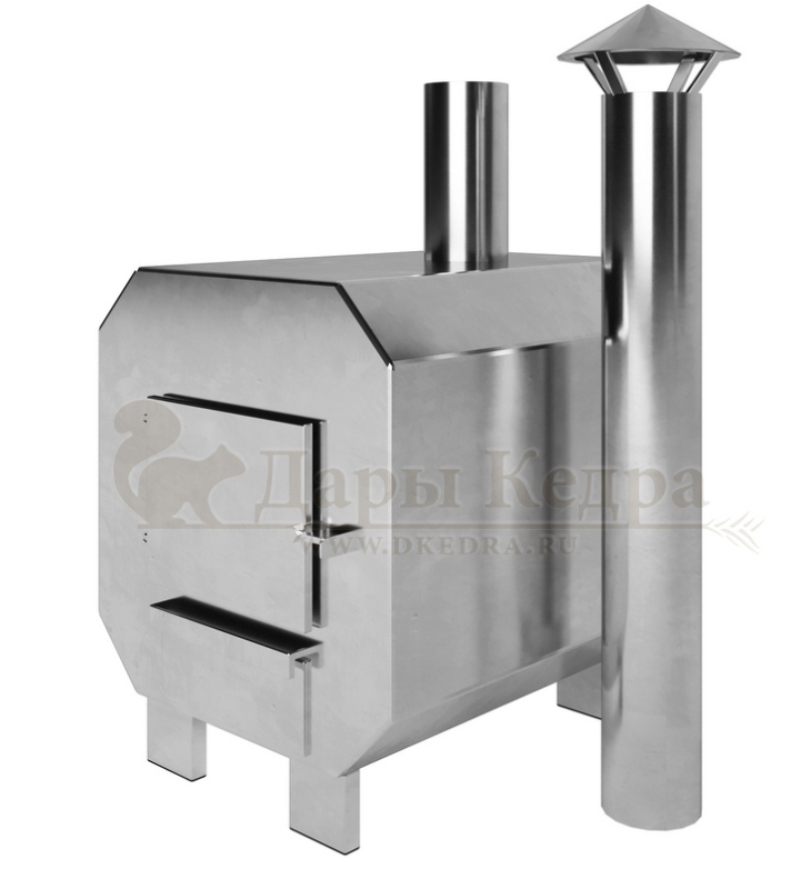 Внешняя печь для купели фурако с дровяным отоплением