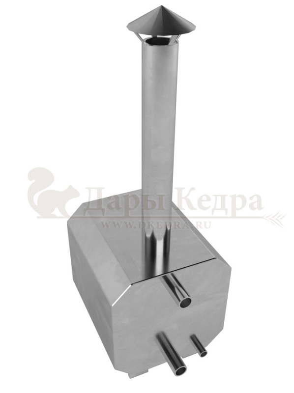 Внешняя печь для купели фурако с дровяным отоплением